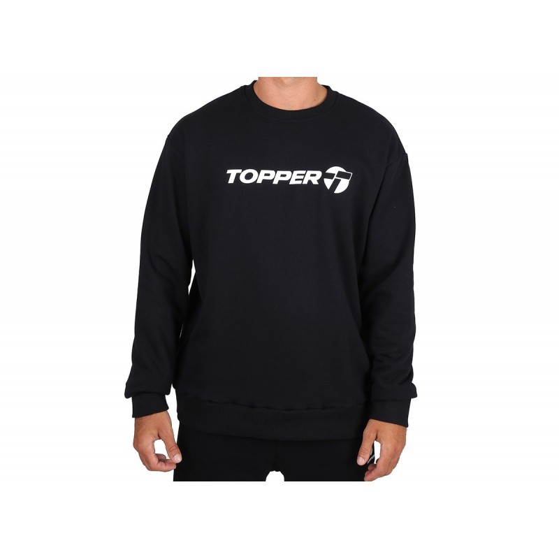 BUZO TOPPER HOMBRE RTC CREW NEGRO