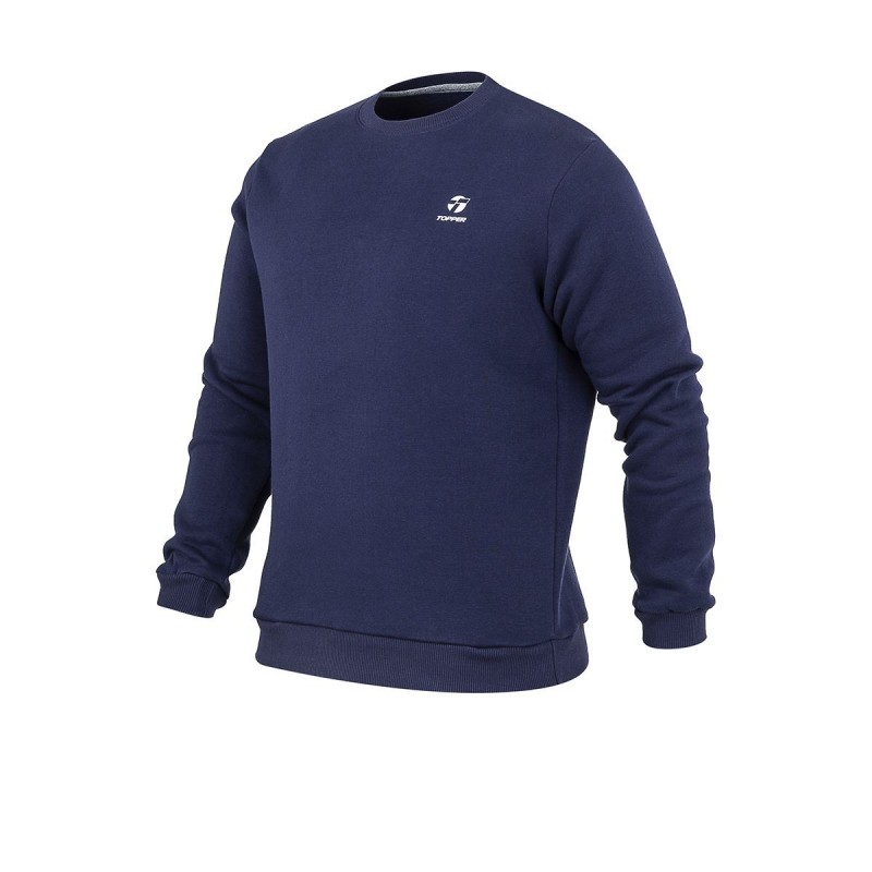 BUZO TOPPER HOMBRE ESSENTIALS FRIZA AZUL