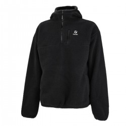 BUZO TOPPER HOMBRE HOODIE SHERPA NEGRO