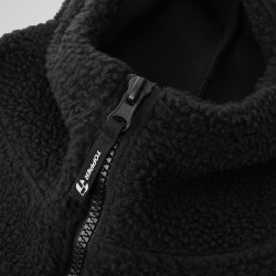 BUZO TOPPER HOMBRE HOODIE SHERPA NEGRO