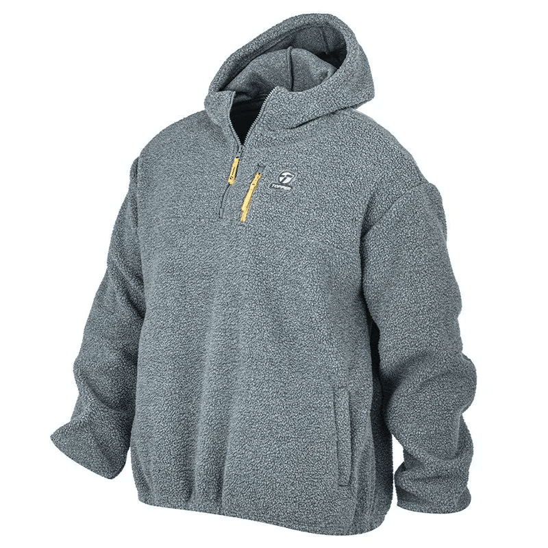 BUZO TOPPER HOMBRE HOODIE SHERPA GRIS