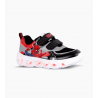 ZAPATILLAS FOOTY SPIDERMAN ARACHNID NEGRO CON LUZ AL PISAR