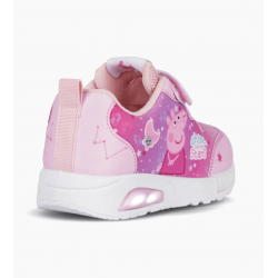 ZAPATILLAS FOOTY POP PEPPA PIG SHINE STAR ROSA CON LUZ AL PISAR