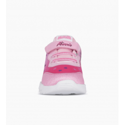 ZAPATILLAS FOOTY POP MINNIE GIRL ROSA CON LUZ AL PISAR