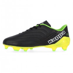 BOTINES FÚTBOL KAPPA PLAYER BASE FG NEGRO/LIMA