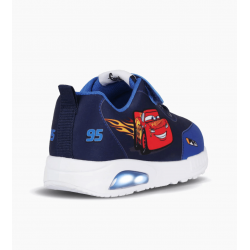 ZAPATILLAS FOOTY POP CARS CHAMPION AZUL CON LUZ AL PISAR