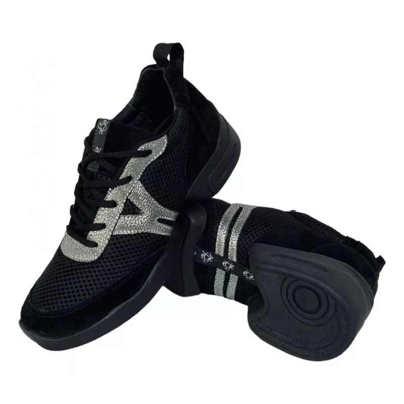 Zapatilla Tecnica de Danza / Baile / Ensayo Negro Peltre