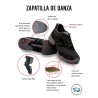 Zapatilla Tecnica de Danza / Baile / Ensayo Negra