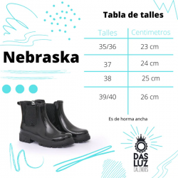 BOTAS DE LLUVIA DAS LUZ NEBRASKA MILITAR