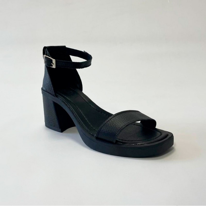 SANDALIAS JUANA VA 578 CUERO NEGRO