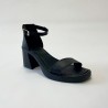 SANDALIAS JUANA VA 578 CUERO NEGRO