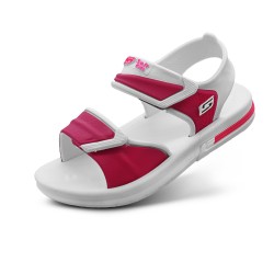 SANDALIAS SOFT 06 BLANCO FUCSIA