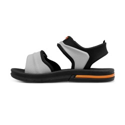 SANDALIAS SOFT NAUTICAS 06 NEGRO GRIS NARANJA