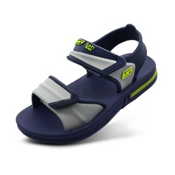 SANDALIAS SOFT  06-127 AZUL/GRIS/AMARILLO NAUTICA