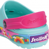 ZUECOS CLOG SEAWALK UNICORNIO AQUA KIDS