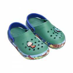 ZUECOS CLOG SEAWALK DINO VERDE KIDS