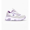 ZAPATILLAS URBANAS FOOTY KICKS PLUS BLANCO/LILA