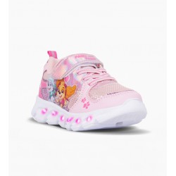 ZAPATILLAS FOOTY PAW PATROL TEAM ROSA CON LUZ AL PISAR