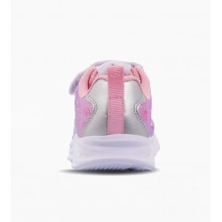 ZAPATILLAS FOOTY STICH CON LUZ AL PISAR ROSA/LILA