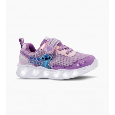 ZAPATILLAS FOOTY STITCH GOOD VIBES CON LUZ AL PISAR LILA