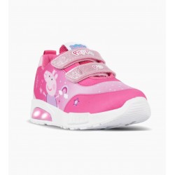 ZAPATILLAS FOOTY POP PEPPA PIG CLOUD ROSA CON LUZ AL PISAR