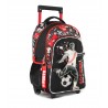 MOCHILA CARRO FOOTY F2221 DINAMIC FUTBOL C/LUZ 18" ROJO