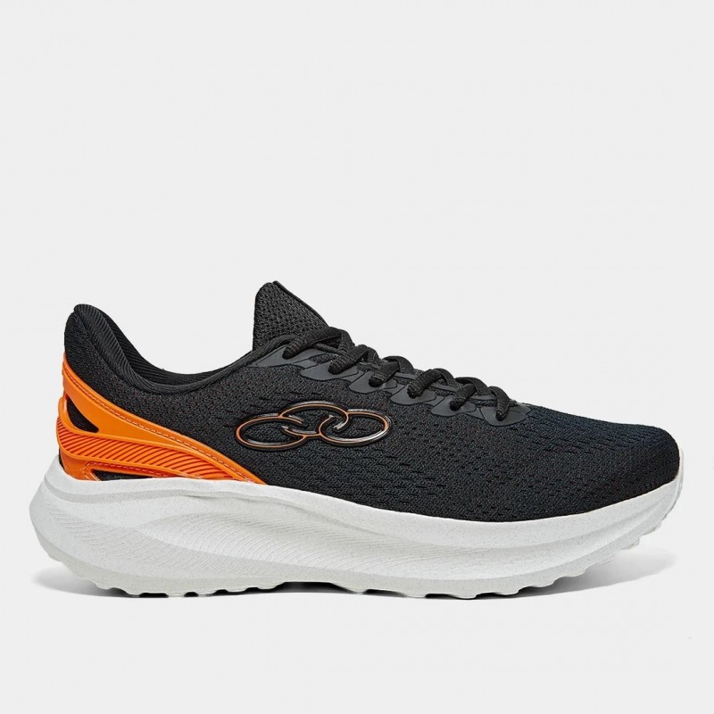 ZAPATILLAS DEPORTIVAS OLYMPIKUS TRIUNFO NEGRO/NARANJA