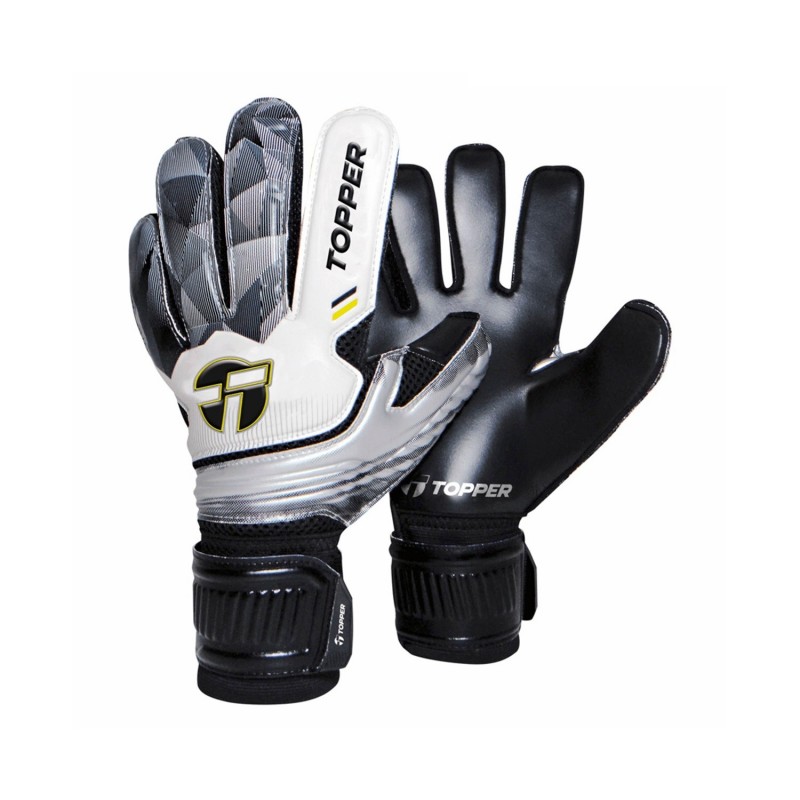 GUANTES DE ARQUERO TOPPER VECTOR LEAGUE II BLANCO