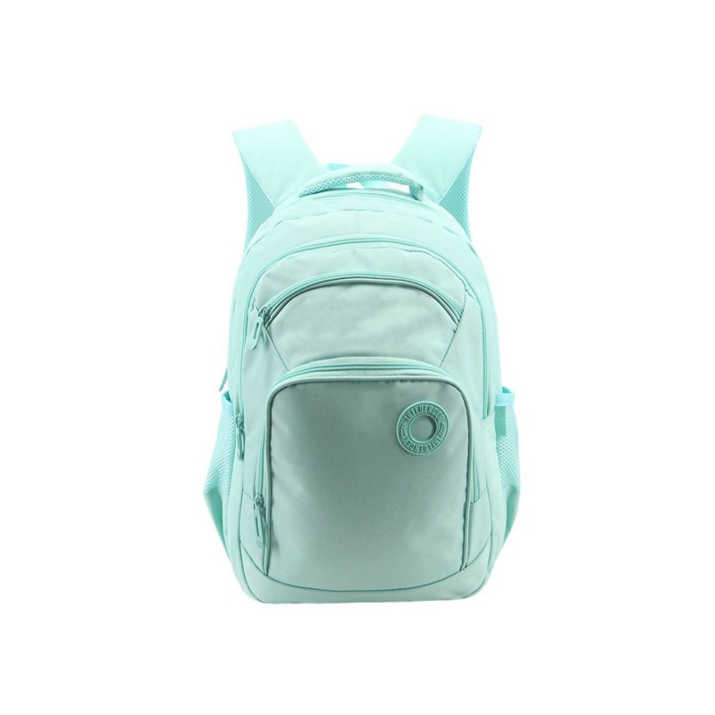 MOCHILA ESCOLAR INFLUENCER 68.3121 AQUA 18"