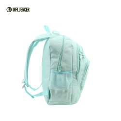 MOCHILA ESCOLAR INFLUENCER 68.3121 AQUA 18"