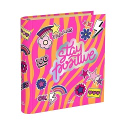 CARPETA ESCOLAR FOUR WITCH URBAN 3X40 ROSA