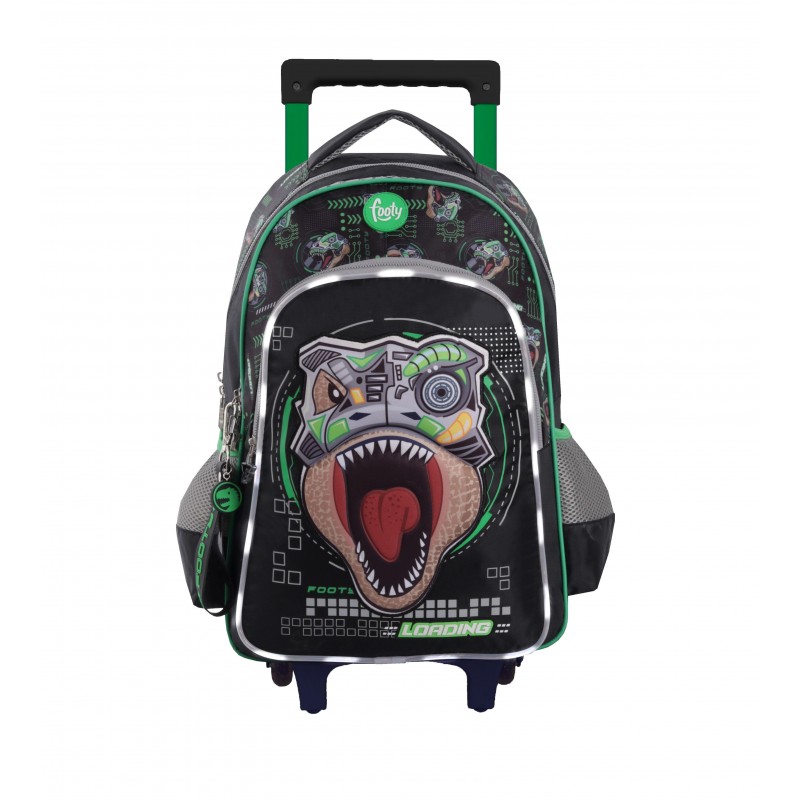 MOCHILA C/CARRO FOOTY C/LED TRANFORMER 18"