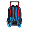 MOCHILA C/CARRO FOOTY C/LED CHAMPIONS LEAGUE 18" AZUL