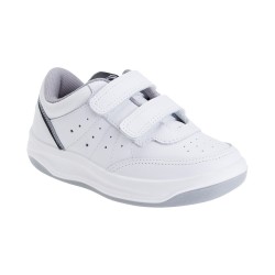 ZAPATILLAS TOPPER X FORCER KIDS VELCRO CUERO BLANCO