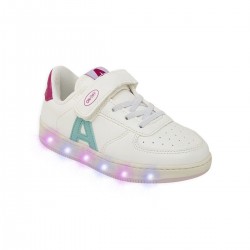 ZAPATILLAS URBANAS ADDNICE BOSTON C/LUCES BLANCO