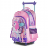 MOCHILA C/CARRO FOOTY C/LED UNICORN WINGS