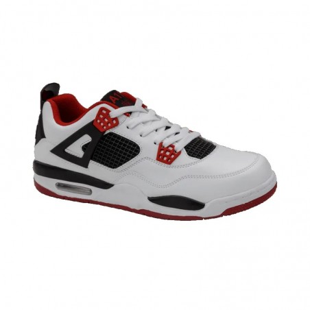 ZAPATILLAS DEPORTIVAS BASQUET FINDERS A11 BLANCO/ROJO