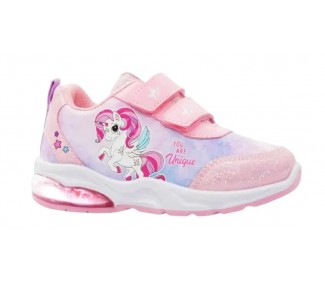 ZAPATILLAS FOOTY PLUS UNICORNIO CON LUCES