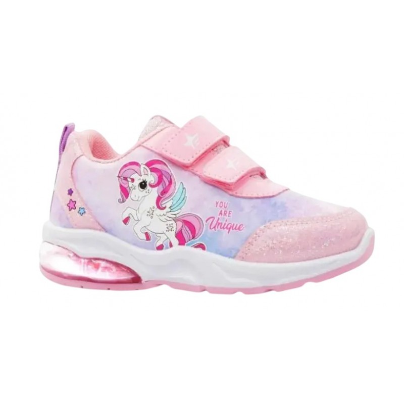 ZAPATILLAS FOOTY PLUS UNICORNIO CON LUCES