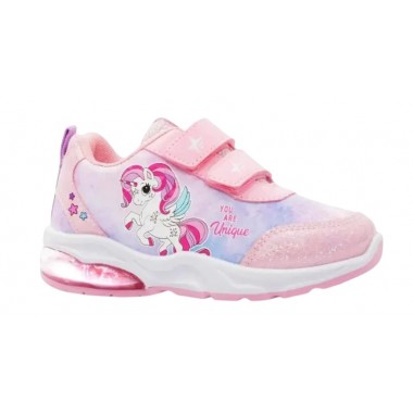 ZAPATILLAS FOOTY PLUS UNICORNIO CON LUCES