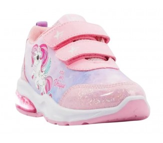 ZAPATILLAS FOOTY PLUS UNICORNIO CON LUCES