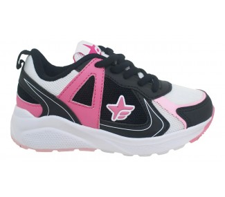 ZAPATILLAS FOOTY CHICAGO NEGRO/ROSA/BLANCA