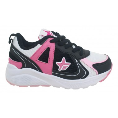 ZAPATILLAS FOOTY CHICAGO NEGRO/ROSA/BLANCA
