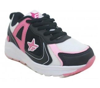 ZAPATILLAS FOOTY CHICAGO NEGRO/ROSA/BLANCA