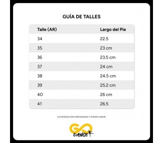 ZAPATOS GO DANZA FOLCLORE ESPAÑOL PU 4,5 CM