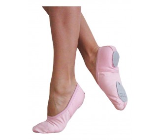 MEDIA PUNTA ELASTIZADA DE BALLET GO ROSA