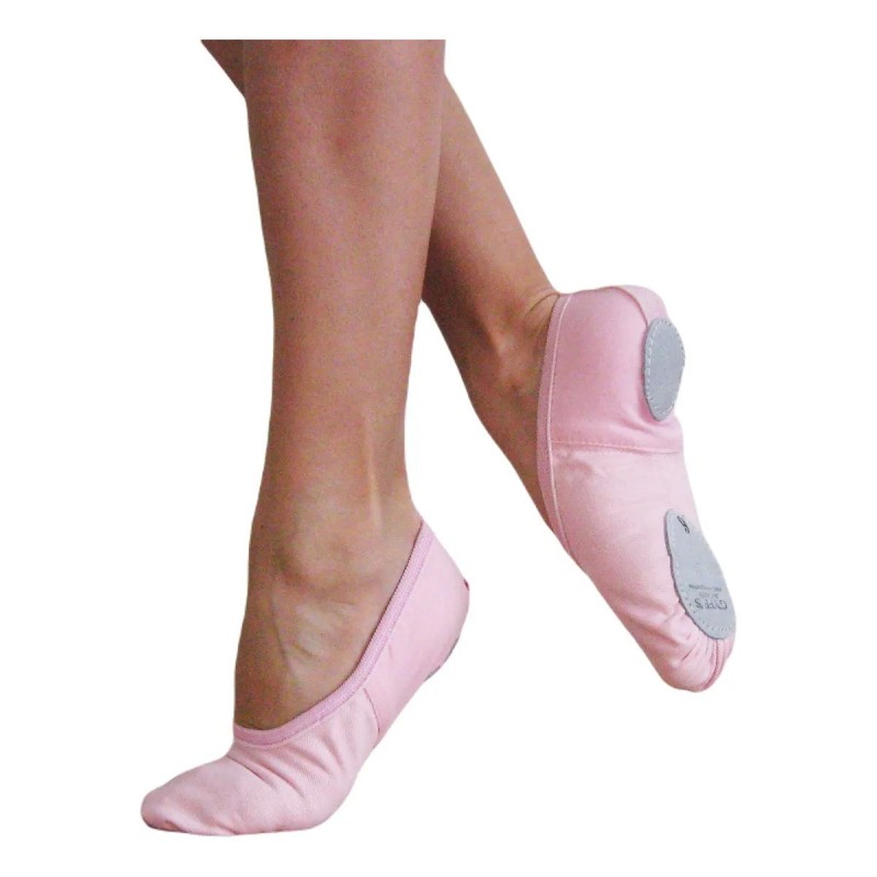 MEDIA PUNTA ELASTIZADA DE BALLET GO ROSA