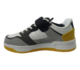 ZAPATILLAS ATOMIK AFTER KID GRIS/BLANCO/AMARALLO