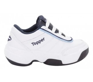 ZAPATILLAS TOPPER TIE BREAK II KIDS BLANCO/AZUL