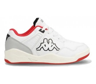 ZAPATILLAS KAPPA BERKLEY KID BLANCO/NEGRO/ROJO